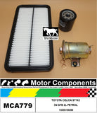 FILTER SERVICE KIT FOR TOYOTA CELICA ST162 3S-GTE 2L PETROL 10/86>09/89
