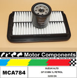 FILTER SERVICE KIT for SUZUKI ALTO GF K10BN 1L PETROL 02/09 ON
