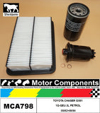 FILTER SERVICE KIT for TOYOTA CHASER GX61 1G-GEU 2L PETROL 08/82>08/84