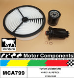 FILTER SERVICE KIT for TOYOTA CHASER SX80 4S-FE 1.8L PETROL 07/90>10/92