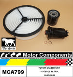 FILTER SERVICE KIT for TOYOTA CHASER GX71 1G-GEU 2L PETROL 08/87>08/88