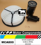 FILTER SERVICE KIT for TOYOTA CHASER GX71 1G-GEU 2L PETROL 08/84>08/87