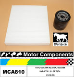 FILTER SERVICE KIT FOR TOYOTA C-HR NGX10R, NGX50R 8NR-FTS 1.2L PETROL 03/16 ON