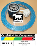 FILTER SERVICE KIT FOR TOYOTA TERCEL AL25 3A-SU 1.5K PETROL 08/84>06/89