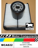 FILTER SERVICE KIT FOR TOYOTA PASEO EL52 4E-FE 1.3L PETROL 08/95>07/99