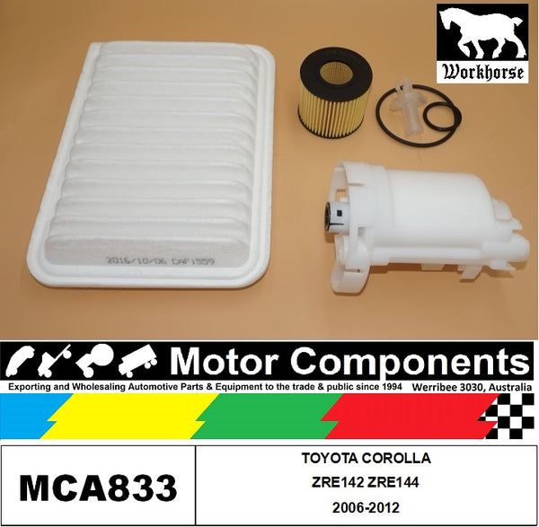 FILTER SERVICE KIT for TOYOTA COROLLA ZRE142 ZRE144 2006-2012