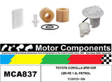 FILTER SERVICE KIT FOR TOYOTA COROLLA ZRE182R 2ZR-FE 1.8L PETROL 11/2012> ON