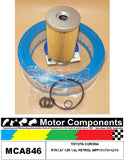 FILTER SERVICE KIT for TOYOTA CORONA RT81,87 12R 1.6L PETROL MPFI 01/70>12/74