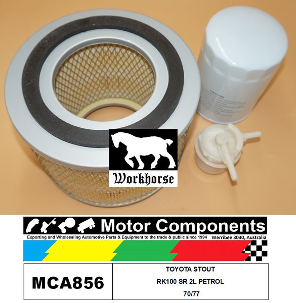 FILTER SERVICE KIT FOR TOYOTA STOUT RK100 SR 2L PETROL 70/77