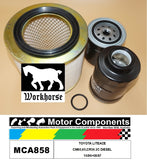 FILTER SERVICE KIT FOR TOYOTA LITEACE CM60,65,CR36 2C DIESEL 10/86>08/87