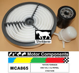 FILTER SERVICE KIT FOR TOYOTA TOWNACE KR27 5K-J 1.5L PETROL 01/92>10/96