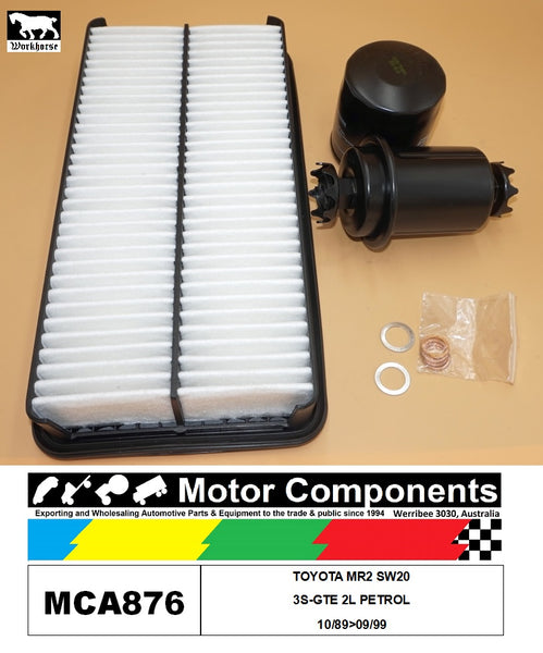 FILTER SERVICE KIT FOR TOYOTA MR2 SW20 3S-GTE 2L PETROL 10/89>09/99