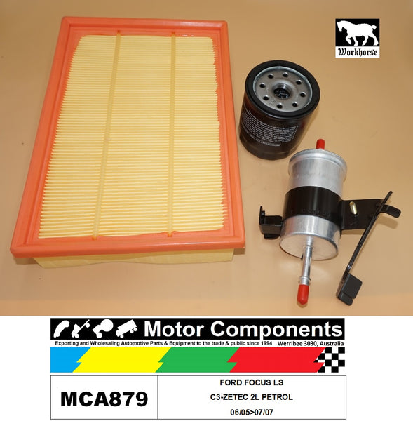 FILTER SERVICE KIT FOR FORD FOCUS LS C3-ZETEC 2L PETROL 06/05>07/07