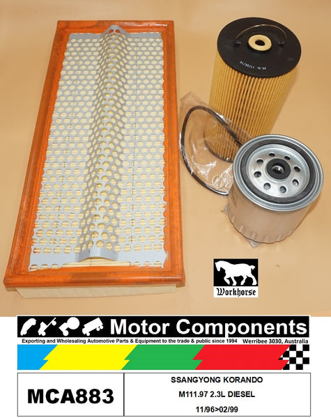 SERVICE KIT FOR SSANGYONG KORANDO M111.97 2.3L DIESEL 11/96>02/99