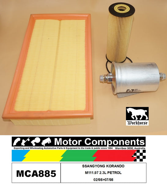 SERVICE KIT FOR SSANGYONG KORANDO M111.97 2.3L PETROL 02/98>07/98