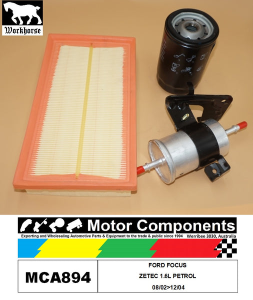 SERVICE KIT FOR FORD FOCUS ZETEC 1.6L PETROL 08/02>12/04