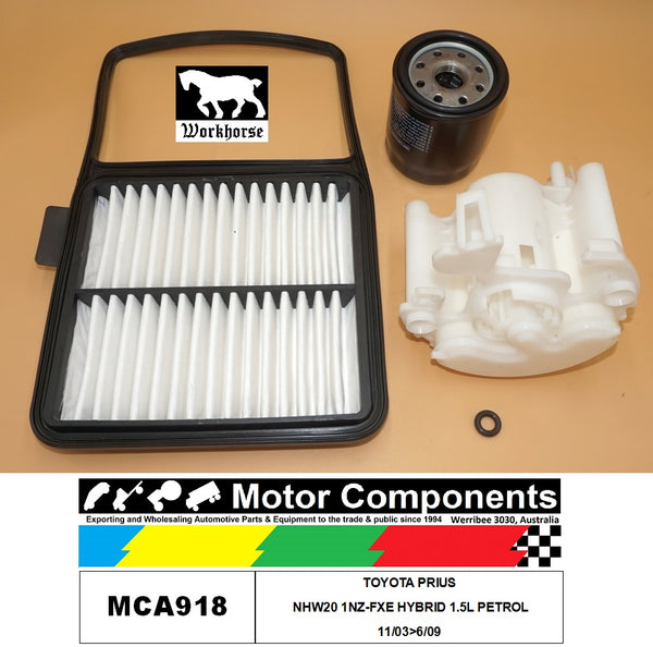 SERVICE KIT FOR TOYOTA PRIUS NHW20 1NZ-FXE HYBRID 1.5L PETROL 11/03>6/09