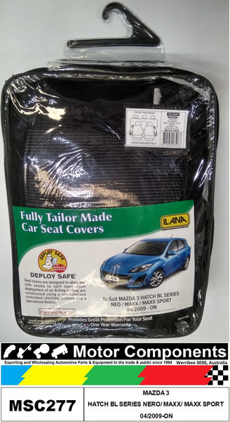 SEAT COVER TO SUIT  MAZDA 3 HATCH BL SERIES NERO/ MAXX/ MAXX SPORT 04/2009-ON