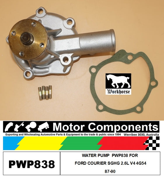 WATER PUMP  PWP838 FOR  FORD COURIER SGHG 2.6L V4 4G54 87-90
