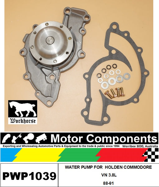 WATER PUMP FCP1039 FOR  HOLDEN COMMODORE VN 3.8L 88-91