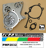 WATER PUMP PWP2032 FOR FORD COURIER SGHE 2 / 2.2L V4 FE F2 87-95