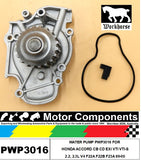 WATER PUMP PWP3016 FOR HONDA ACCORD CB CD EXI VTI VTI-S 2.2, 2.3L V4 F22A F22B F