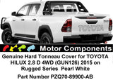 Genuine Hard Tonneau Cover for TOYOTA HILUX 2.8 D 4WD (GUN126) 2015 on Rugged Se