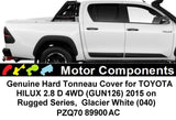 Genuine Hard Tonneau Cover for TOYOTA HILUX 2.8 D 4WD (GUN126) 2015 on Rugged Se