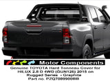 Hard Tonneau Cover Genuine for TOYOTA HILUX 2.8 D 4WD (GUN126) 2015 on Rugged Se