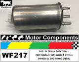 FUEL FILTER for GREAT WALL X200 HAVAL 5 GW4D20 2L CRD TURBO DIESEL 2011 on